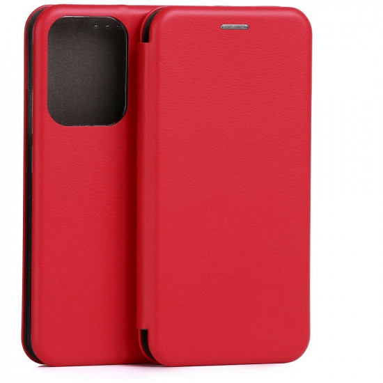 Beline Book Magnetic Case for Oppo Reno 14F Red
