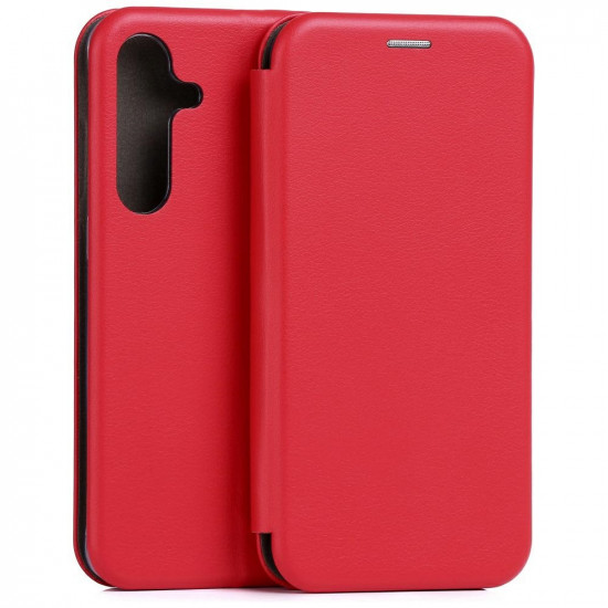Beline Book Magnetic Case for Samsung Galaxy S25 FE Red