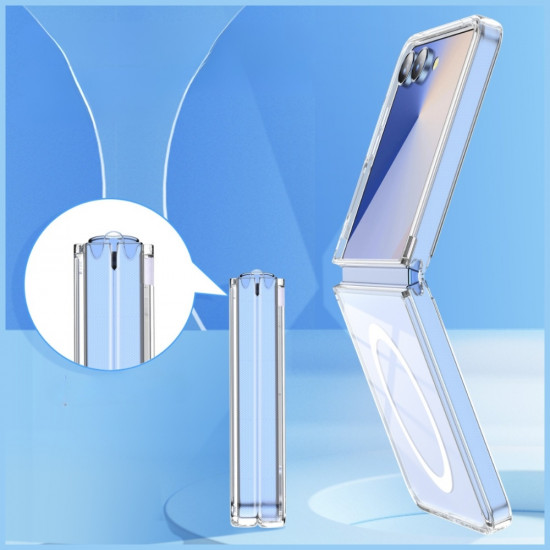 Beline Clear MagSafe Case for Samsung Galaxy Z Flip7 Transparent