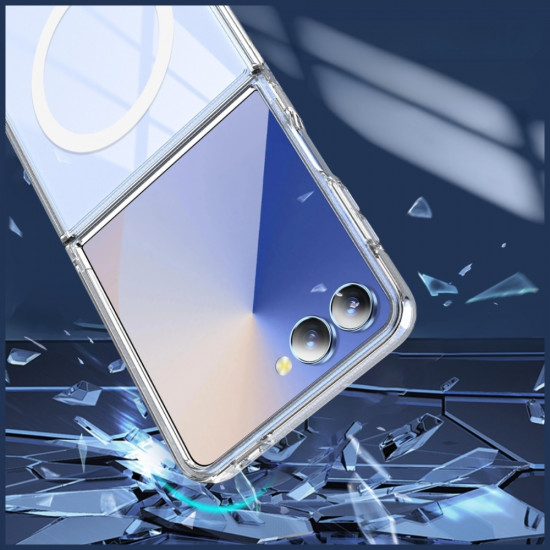 Beline Clear MagSafe Case for Samsung Galaxy Z Flip7 Transparent