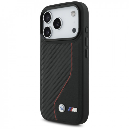 Case BMW M Carbon Line &amp; Logo MagSafe for iPhone 17 Pro red