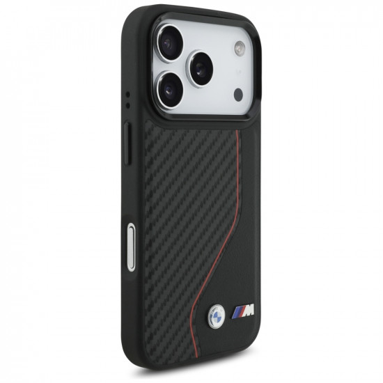 Case BMW M Carbon Line &amp; Logo MagSafe for iPhone 17 Pro red