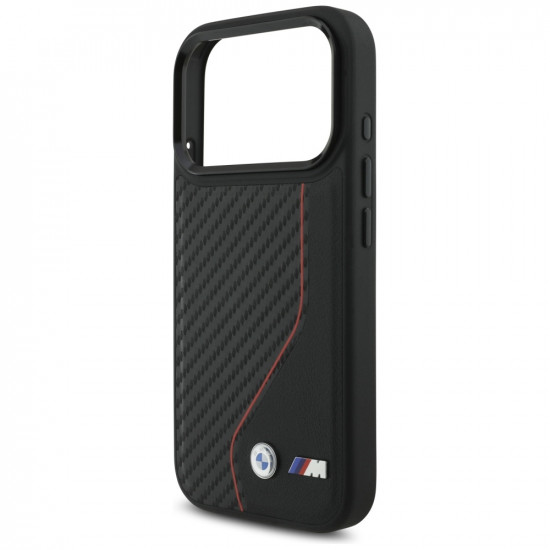 Case BMW M Carbon Line &amp; Logo MagSafe for iPhone 17 Pro red
