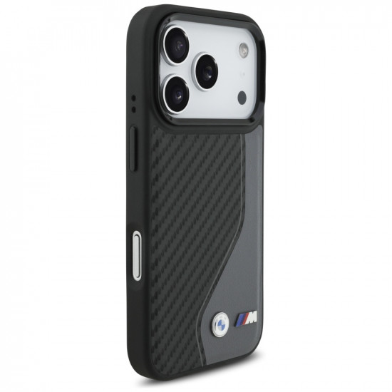 Case BMW M Carbon Logo MagSafe for iPhone 17 Pro anthracite