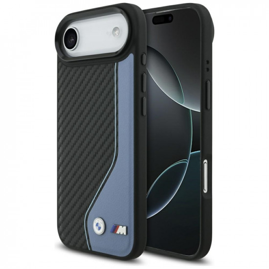 Case BMW M Carbon Logo MagSafe for iPhone 17 Air blue