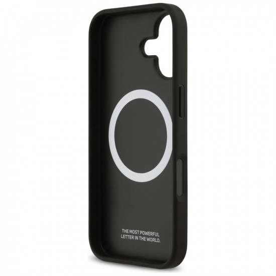 Case BMW M Kevlar Lines & Logo MagSafe for iPhone 17 black Case BMW M Kevlar Lines & Logo MagSafe for iPhone 17 black