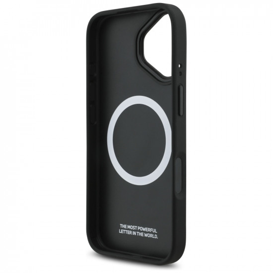 BMW M Tricolor Metal Logo MagSafe Case for iPhone 17 Black