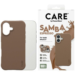 Case CARE by PanzerGlass Fashionable Samba MagSafe for iPhone 17 espresso