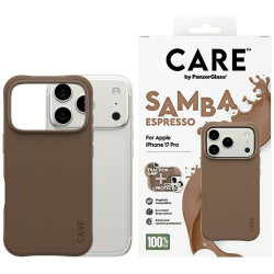 Case CARE by PanzerGlass Fashionable Samba MagSafe for iPhone 17 Pro espresso