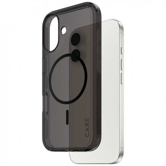 CARE by PanzerGlass Flagship Urban Explorer case in Black MagSafe for iPhone 17 smoke