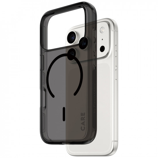 CARE by PanzerGlass Flagship Urban Explorer case in Black MagSafe for iPhone 17 Pro smoke