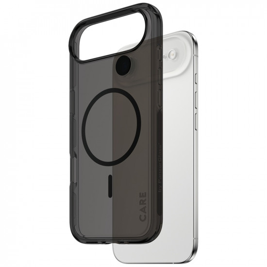 CARE by PanzerGlass Flagship Urban Explorer case in Black MagSafe for iPhone Air smoke
