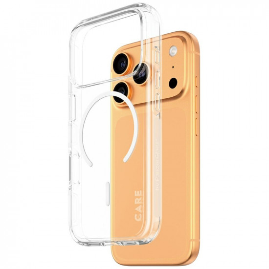 CARE by PanzerGlass Flagship Urban Explorer Case w. White MagSafe for iPhone 17 Pro Clear CARE by PanzerGlass Flagship Urban Explorer Case w. White MagSafe for iPhone 17 Pro Clear