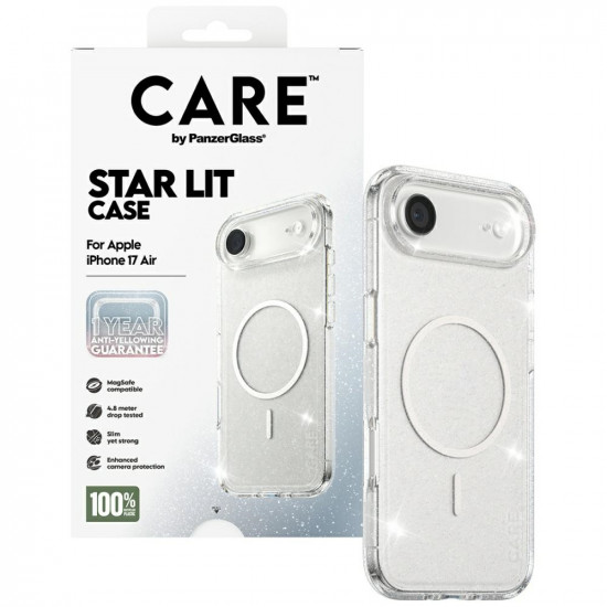 CARE by PanzerGlass Flagship Urban Explorer w. White MagSafe case for iPhone Air Star Lit