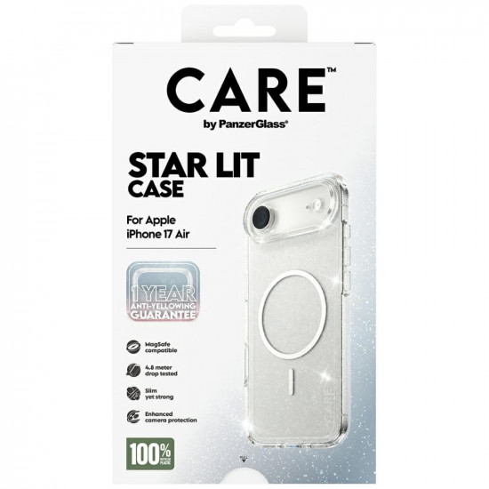 CARE by PanzerGlass Flagship Urban Explorer w. White MagSafe case for iPhone Air Star Lit