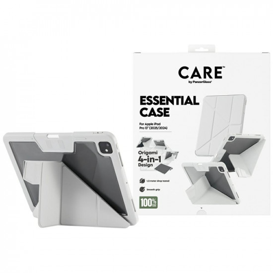 Care by PanzerGlass Y fold case for iPad Pro 13" (2025/2024) light gray