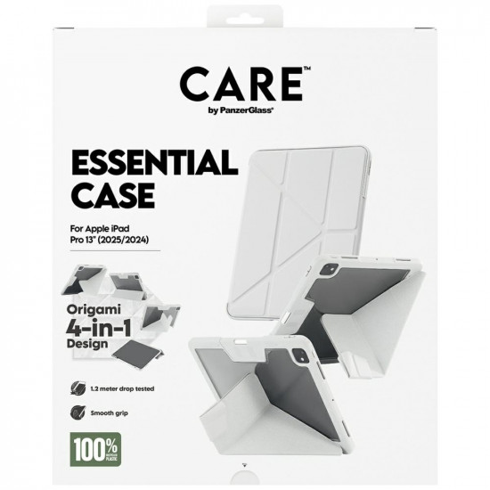 Care by PanzerGlass Y fold case for iPad Pro 13" (2025/2024) light gray