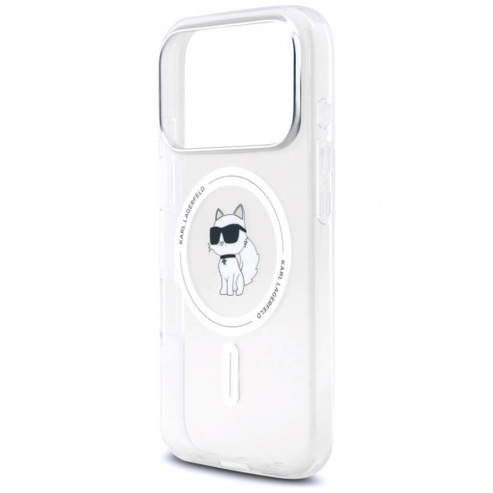 Karl Lagerfeld IML Choupette MagSafe Case for iPhone 17 Pro Max Clear