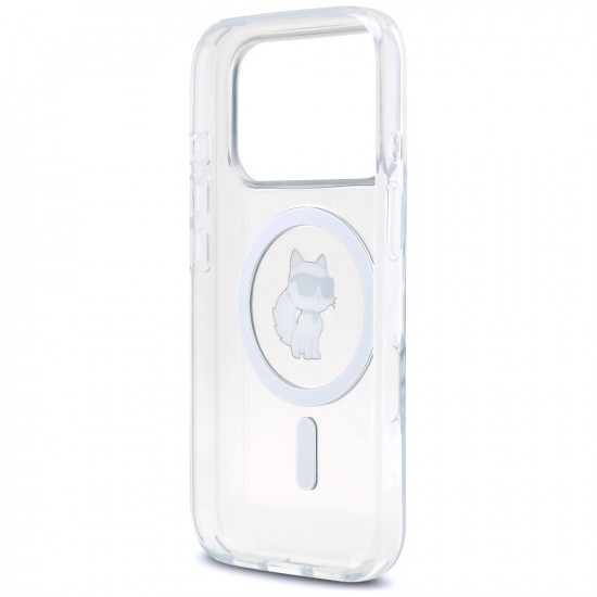 Karl Lagerfeld IML Choupette MagSafe Case for iPhone 17 Pro Max Clear