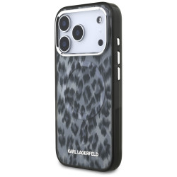 Karl Lagerfeld IML Leopard Pattern MagSafe Case for iPhone 17 Pro Black Karl Lagerfeld IML Leopard Pattern MagSafe Case for iPhone 17 Pro Black