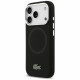 Lacoste HC Silicone Metal Logo MagSafe Case for iPhone 17 Pro Black