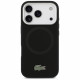 Lacoste HC Silicone Metal Logo MagSafe Case for iPhone 17 Pro Black