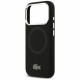 Lacoste HC Silicone Metal Logo MagSafe Case for iPhone 17 Pro Black