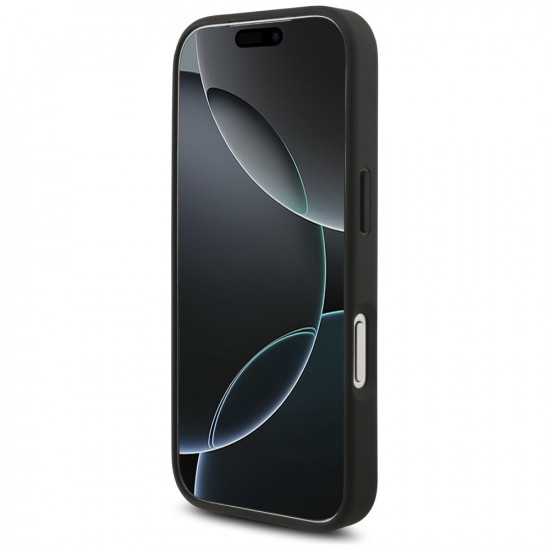 Lacoste Iconic Petit Pique Woven Logo MagSafe Case for iPhone 17 Pro Navy Blue Lacoste Iconic Petit Pique Woven Logo MagSafe Case for iPhone 17 Pro Navy Blue