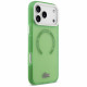 Lacoste Shockproof Transparent Frosted MagSafe Case for iPhone 17 Pro Max Green
