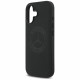 Mercedes Leather Vintage Logo MagSafe Case for iPhone 17 Black