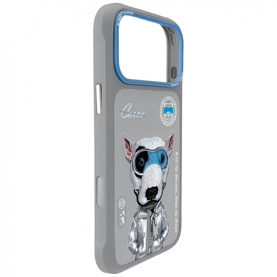 Nimmy Cool&amp;Cute 2.0 Dog Case for iPhone 17 Pro Gray