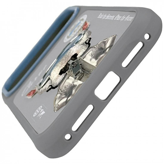 Nimmy Cool&amp;Cute 2.0 Dog Case for iPhone 17 Pro Gray