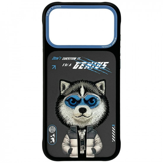 Nimmy Cool&amp;Cute 2.0 Wolf Case for iPhone 17 Pro Black