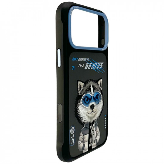 Nimmy Cool&amp;Cute 2.0 Wolf Case for iPhone 17 Pro Black