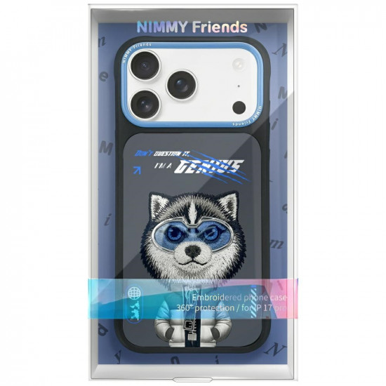 Nimmy Cool&amp;Cute 2.0 Wolf Case for iPhone 17 Pro Black