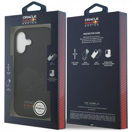 Case Red Bull Meshed Debossed Bull MagSafe for iPhone 17 navy