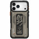 Skinarma Aegis Case for iPhone 17 Pro Max Magnetic Charging + Grip Stand Gray