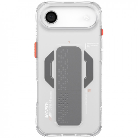 Skinarma Haxa Case for iPhone Air Magnetic Charging + Grip Stand Transparent