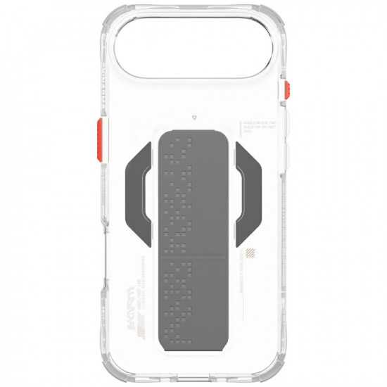 Skinarma Haxa Case for iPhone Air Magnetic Charging + Grip Stand Transparent