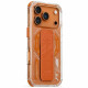 Skinarma Helio Case for iPhone 17 Pro Magnetic Charging + Grip Stand Orange