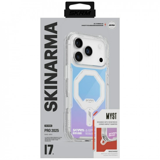 Skinarma Myst case for iPhone 17 Pro Magnetic Charging hologram