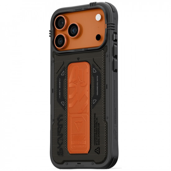 Skinarma Phantom Case for iPhone 17 Pro Max Magnetic Charging + Grip Stand Olive