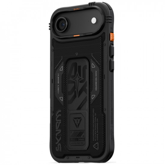 Skinarma Phantom Case for iPhone Air Magnetic Charging + Grip Stand Black
