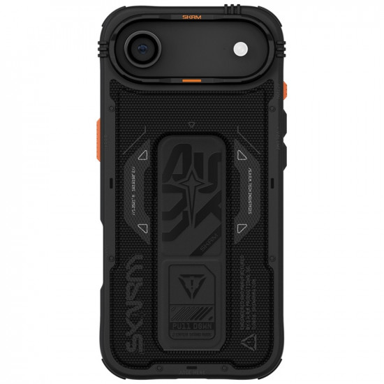 Skinarma Phantom Case for iPhone Air Magnetic Charging + Grip Stand Black