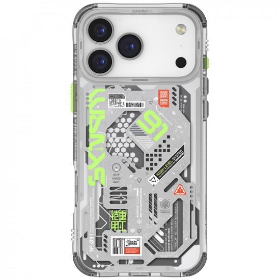 Skinarma Spectra Case for iPhone 17 Pro Max Magnetic Charging Transparent
