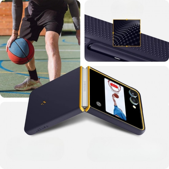 Case Spigen Nano Pop Mag MagSafe for Samsung Galaxy Z Flip7 navy blue Case Spigen Nano Pop Mag MagSafe for Samsung Galaxy Z Flip7 navy blue