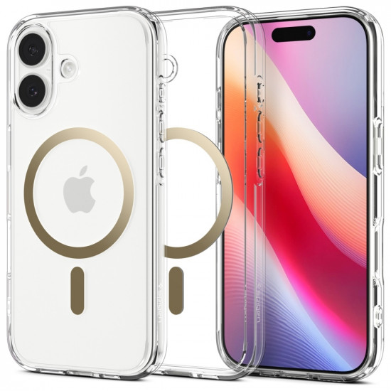 Spigen Ultra Hybrid Mag MagSafe case for iPhone 17 gold