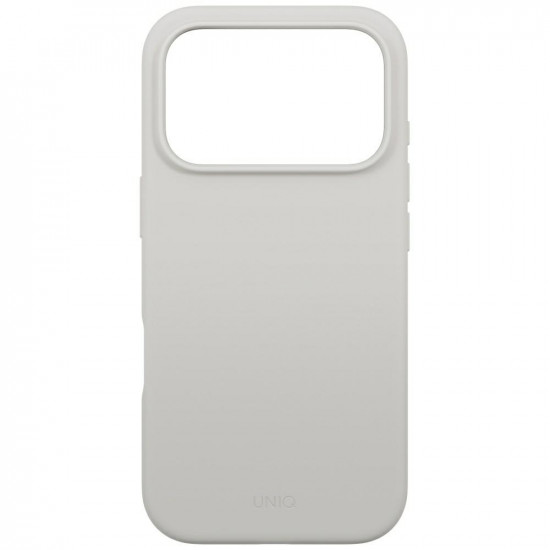 UNIQ Lino Case for iPhone 17 Pro Magclick Charging Light Gray