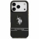 US Polo DH and Bottom Stripe Logo MagSafe Case for iPhone 17 Pro Black US Polo DH and Bottom Stripe Logo MagSafe Case for iPhone 17 Pro Black