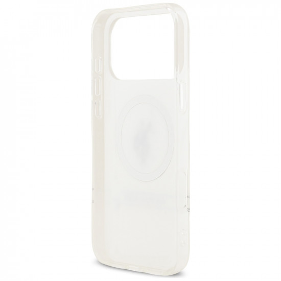 US Polo DH and Bottom Stripe Logo MagSafe Case for iPhone 17 Pro Max White US Polo DH and Bottom Stripe Logo MagSafe Case for iPhone 17 Pro Max White